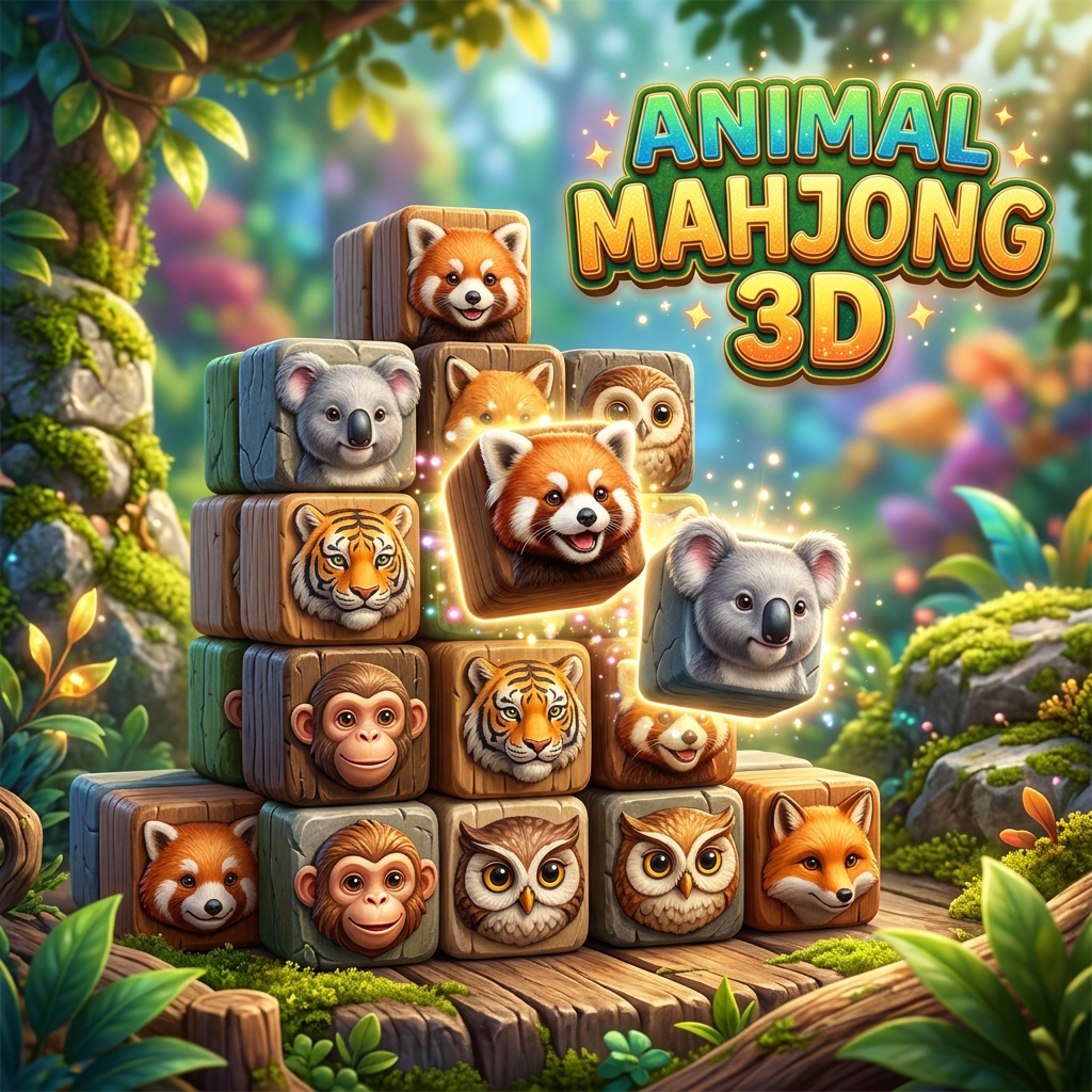Animal Mahjong 3D